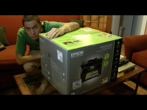 Unboxing: EPSON WorkForce 845 All-in-One Printer Duration: 7:33. Total Views: 14,072