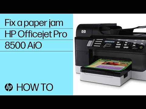 Fixing a Paper Jam - HP Officejet Pro 8500 Premier All-in-One Printer (A909n) Duration: 15:09. Total Views: 43,805