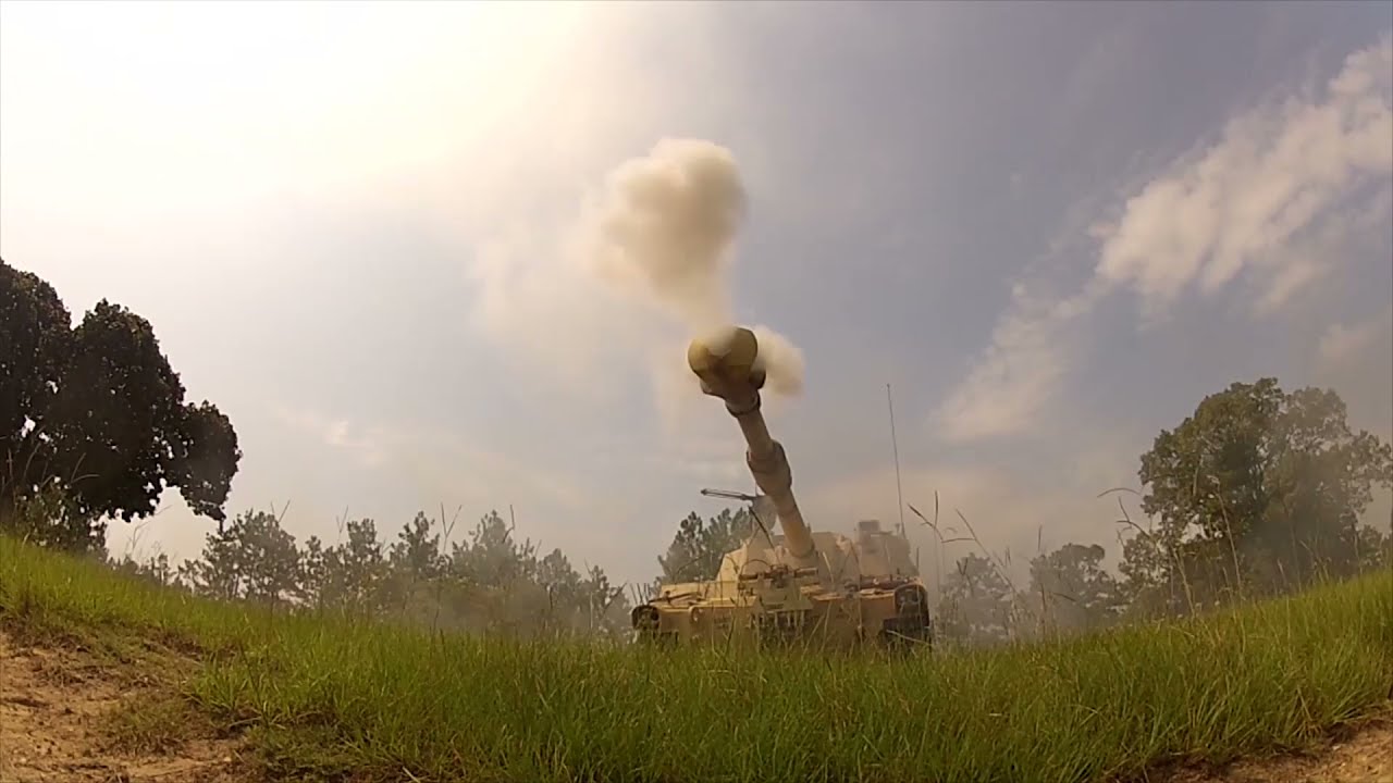 US Army - Field Artillery Regiment Conducts Live Fire