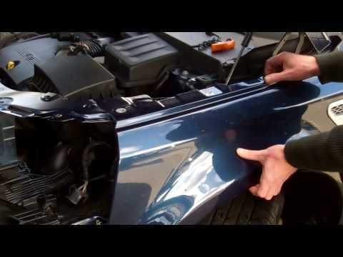 How to remove the front wing on Land Rover Freelander 2