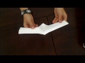 How to make a Paper Boomerang(Really works)