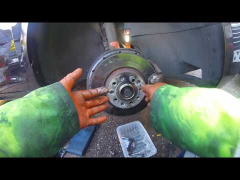 How to change the front wheel bearing of Volkswagen Crafter поменять передний подшипник