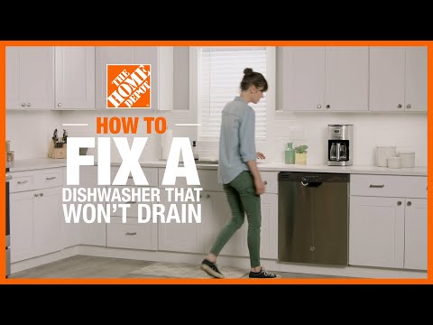 How To Fix A Dishwasher That S Not Draining The Home Depot