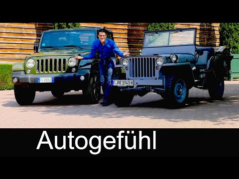 Willys MB 1945 vs Jeep Wrangler 75th anniversary COMPARISON FULL REVIEW test driven Feature