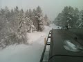 Snow-fighting with Green Cargo Td locomotive (rebuilt T44)