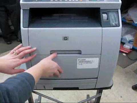 Replacing The Fuser And Rollers In An HP LaserJet 2820 2830 2840 All In One Printer