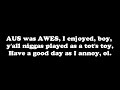 Slater - Tyler the Creator (LYRICS ON SCREEN)