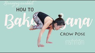 Yoga With Beau : How to Bakasana & Jump Back โยคะ ท่า บากาสนะ (ท่าอีกา Crow Pose, Crane Pose)