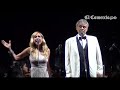 Andrea Bocelli y Marta Sánchez