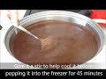 How to make Chocolate Ice Cream Gelato without ice-cream maker machine & without cream (Low Fat)