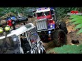 9 Trucks RC Mudding Trail at Chestnut Ave Defender D90 Axial Wraith 6x6 King Hauler Man Honcho