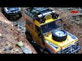9 Trucks RC Mudding Trail at Chestnut Ave Defender D90 Axial Wraith 6x6 King Hauler Man Honcho