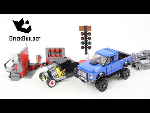 Lego Speed Champions 75875 Ford F-150 Raptor & Ford Model A Hot Rod - Lego Speed build.