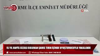 15 yıl hapis cezası bulunan şahıs tırın içinde uyuşturucuyla yakalandı