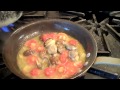 C restaurant executive chef Lee Humphries steams clams