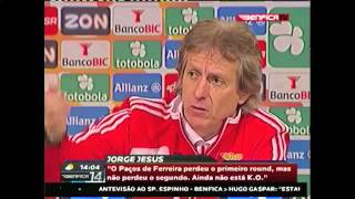 Jorge Jesus inventou novo desporto: «Criquequéte»!