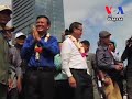 Protesters Clash With Police As Tension Rises Over Cambodia Election ឆែកសន្លឹកឆ្នោត ឬបង្ហូរឈាម?