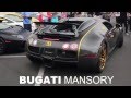 Bugati Mansory with gold and carbon details