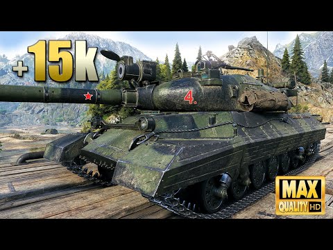 KR 1  Huge  15k damage on Mountain Pass   World of Tanks