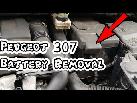 How To Remove Peugeot 307 Battery