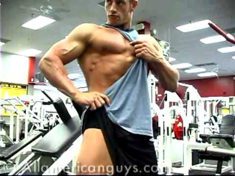 Shirtless Hunks Workout · Josh Halladays Shoulders At Pearl Street