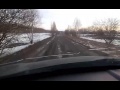 Заснял дорогу от трассы до деревни