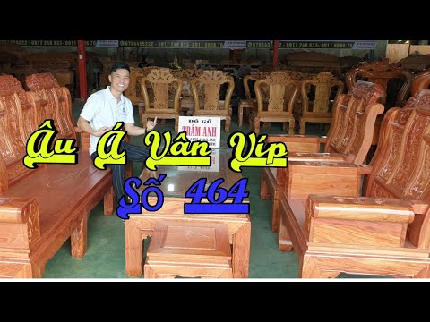 Salon Âu Á Voi Hương Đá Tuyệt Đẹp |Đồ Gỗ Trâm Anh| Số 464