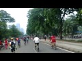 tabrakan sepeda beruntun disenayan dini hari