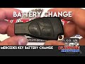 How to change the battery in a Mercedes electronic key