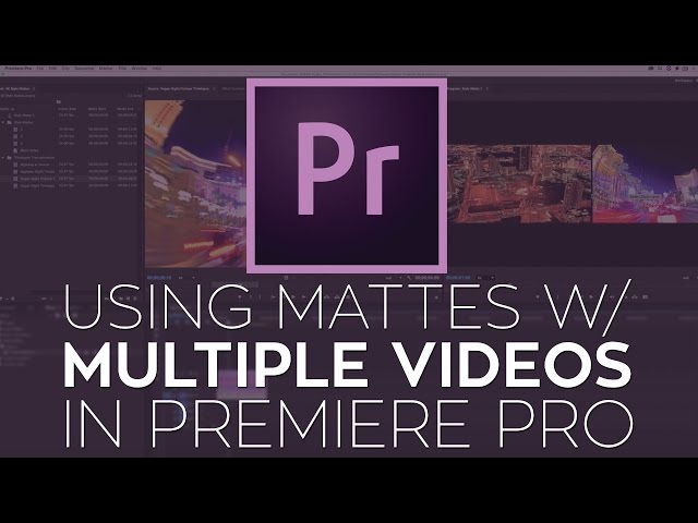 Using Multiple Videos with Rampant Studio Mattes in Adobe Premiere Pro