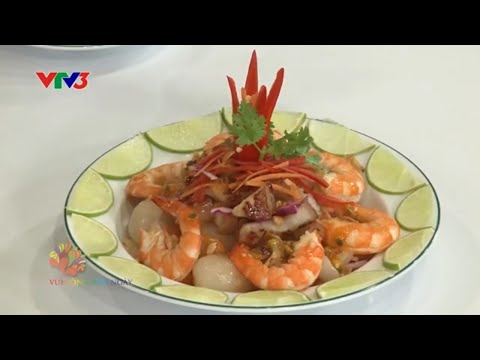 Salad chôm chôm chanh dây