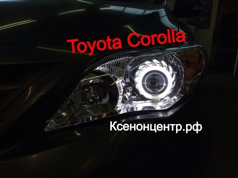 Toyota corolla тюнинг фар. Биксенон.