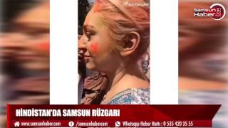 Samsunlu Gezgin Hindistan'ı Türkçe şarkıyla coşturdu