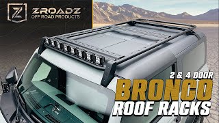 Roof Rack Cross Bars Kit Fit for 2021-2024 Ford Bronco 2/4 Door – BROADDICT