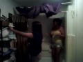 Takn A Shower W/Our Clothes On. Lol