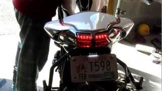 LED Rücklicht Heckleuchte weiss Ducati Streetfighter 848 1100 clear tail light
