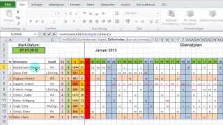 Featured image of post Dienstplan Vorlage Monatsplanung Excel Kostenlos