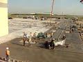 Construction Accident - Concrete motor trowel gone wild at a construction site.flv