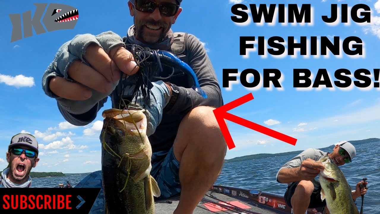 Swim Jig Fishing For Bass! Bass Fishing Video