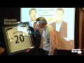 Russ Williams accepts signed AVB Spurs shirt