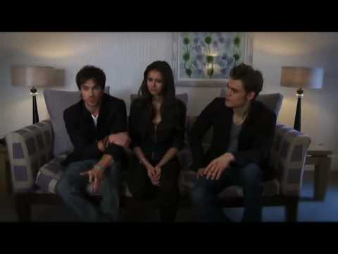 Nina Dobrev Paul Wesley And Ian Somerhalder. Nina Dobrev, Paul Wesley, Ian