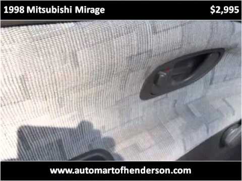 1998 mitsibishi mirage de repair manual