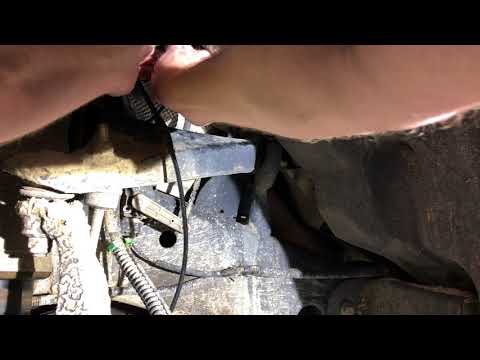 How to replace a front brake sensor on a Land Rover 2005 LR3
