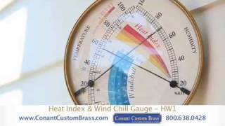 Heat Index and Windchill Weather Gauge Thermometer