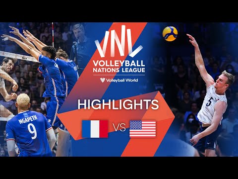 LNV/VNL 2022 (M) Finala | Franța – SUA 3 – 2, selecțiuni