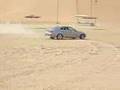 BMW 523i drift at Liwa Oasis in UAE