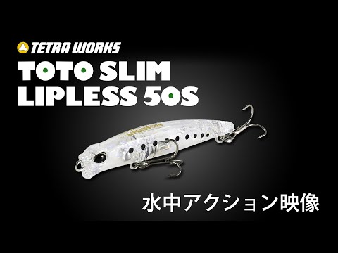 DUO TETRA WORKS TOTO SLIM LIPLESS 50S - 【Bass Trout Salt lure