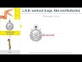 L.A.B. workout (Legs, Abs and Buttocks)