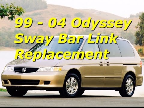 99 - 04 Honda Odyssey Sway Bar End Link Replacement - Install front stabilizer - Bundys Garage