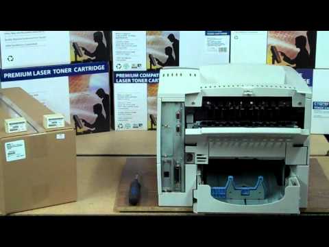 How To Change The Fuser And Pickup Roller On An HP Laserjet 4000